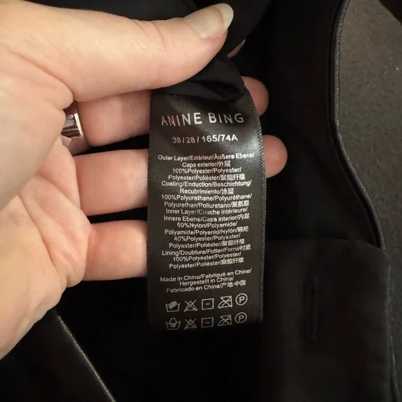 Anine Bing Classic Black Carmen Pant - Picture 8 of 8